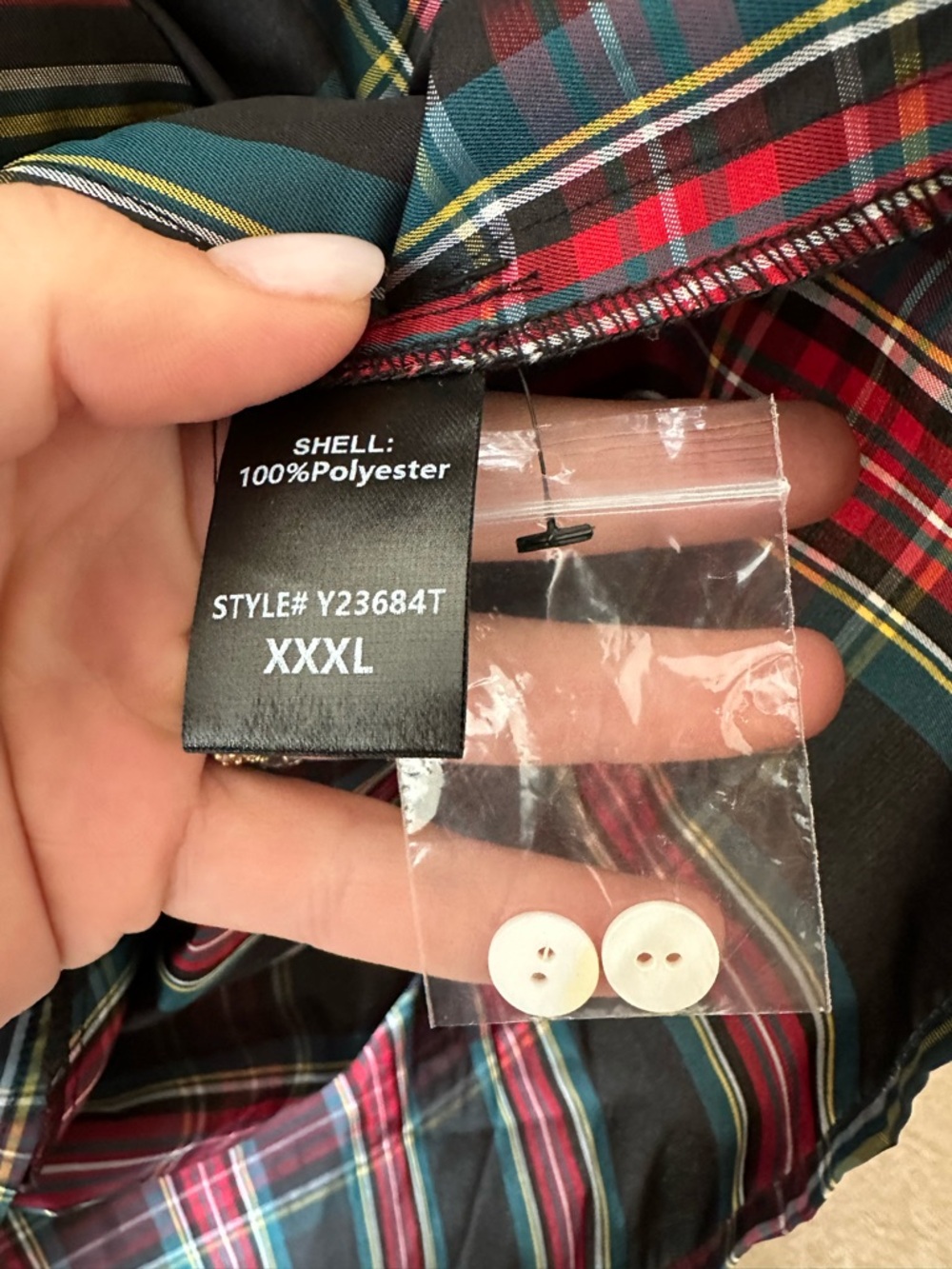 Tuckernuck Tartan Royal Shirt Dress - Picture 5 of 5